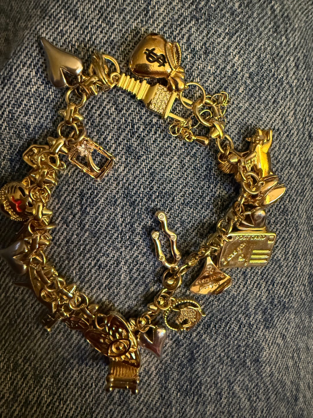 Customer photo review of 7 CHARM Bracelet Bundle - (Chain OR Clips + 7 CHARMS) TT LIVE