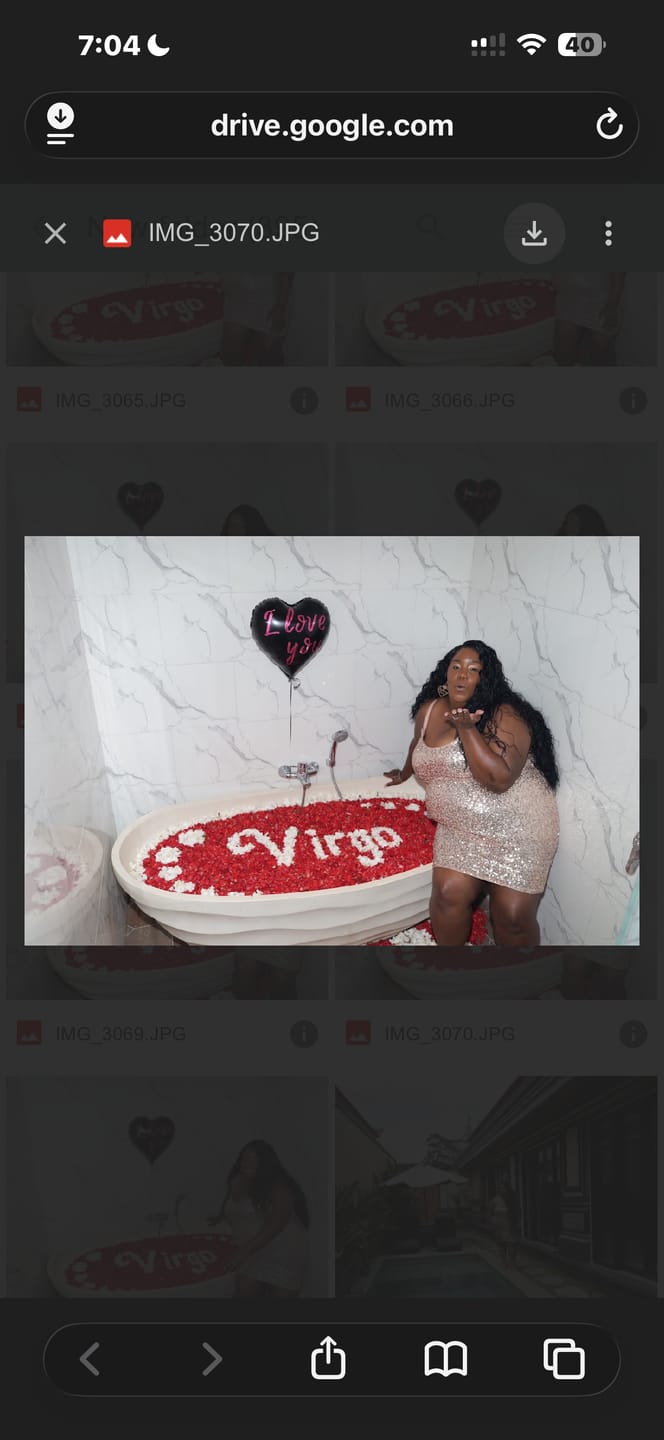 Customer photo review of Flower Bathtub Decoration – Romantic Petal Bath in Bali Villas