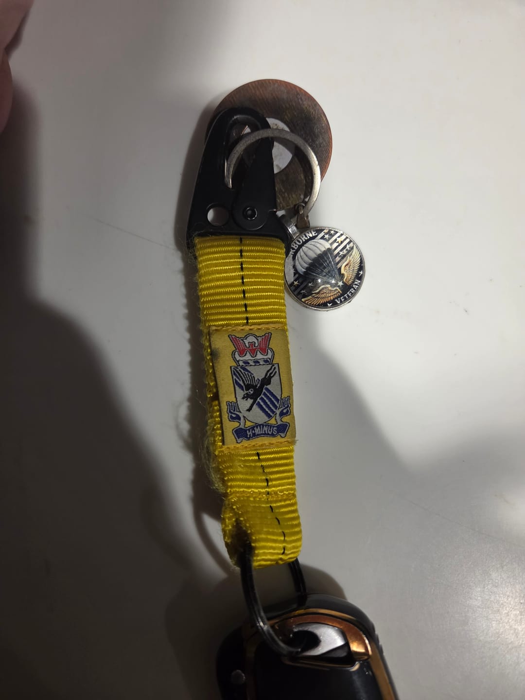 Customer photo review of 4-in-the-Hand Static Line Lanyard Keychain (All)