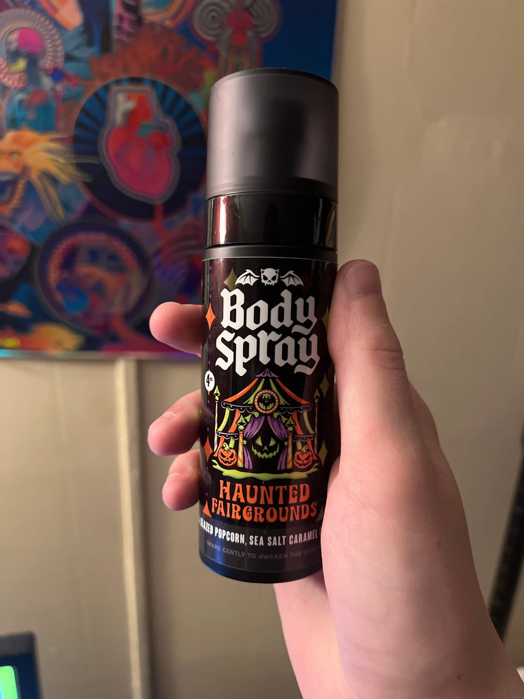 Customer photo review of Haunted Fairgrounds Body Spray