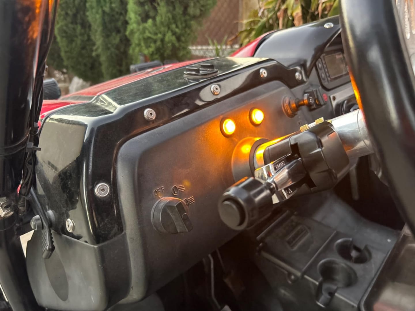Customer photo review of Universal Turn Signal Kit with Turn Switch & 105D Horn