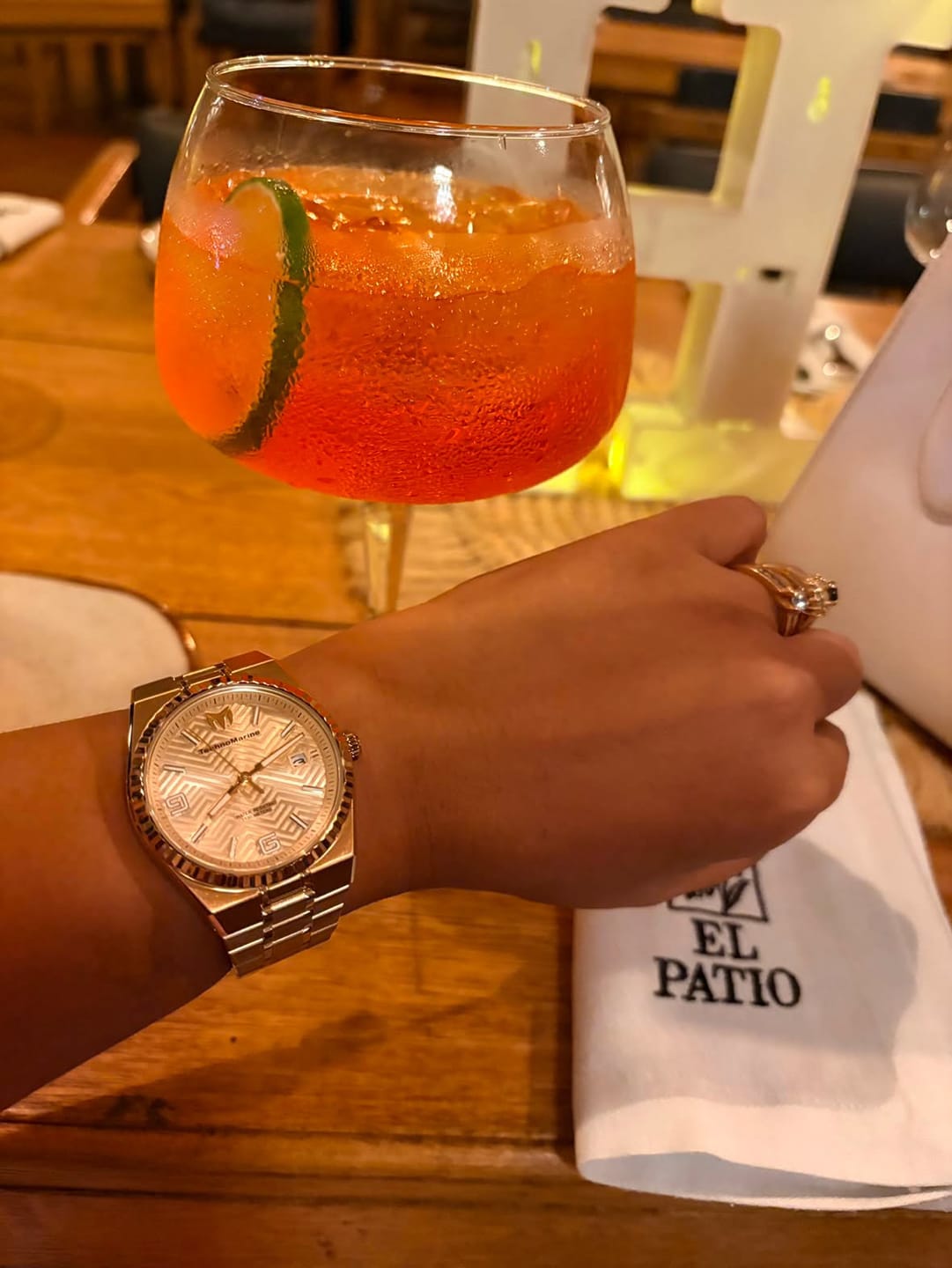 Customer photo review of Reloj Para Mujer Technomarine Terra Nova TM-225066 - Oro Rosa
