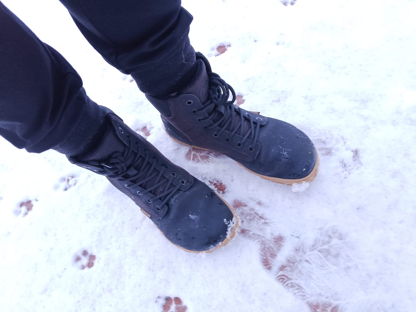 Customer photo review of Vaistoa Hurmos 2 | Casual Winter Barefoot Boots