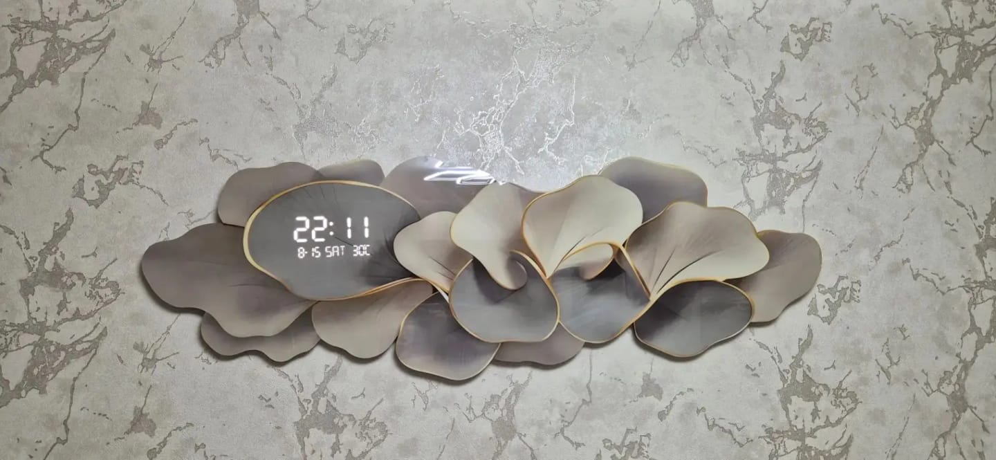 Customer photo review of Electronic Clock Mural