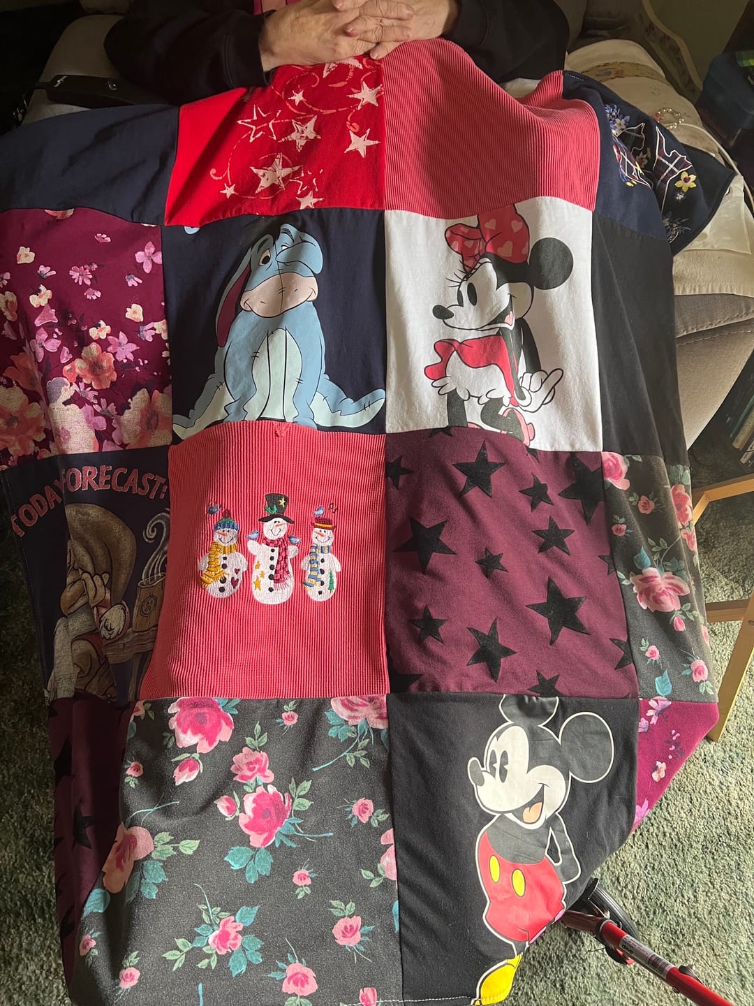 Customer photo review of Project Repat T-Shirt Quilt