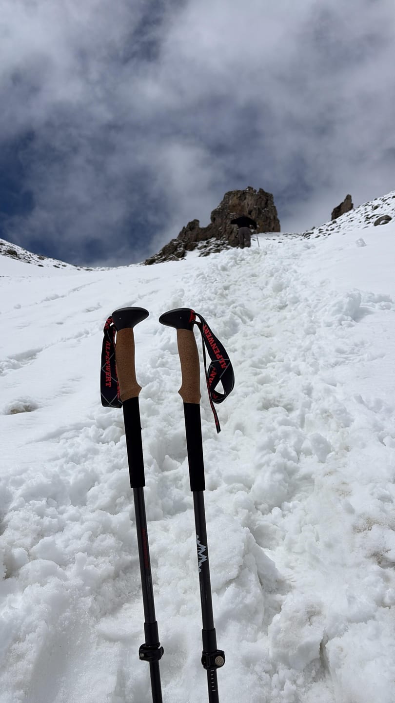 Customer photo review of Teleskop Wanderstöcke