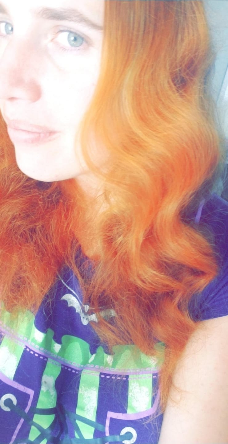 Customer photo review of Nutri Glow Organic Indigo Powder