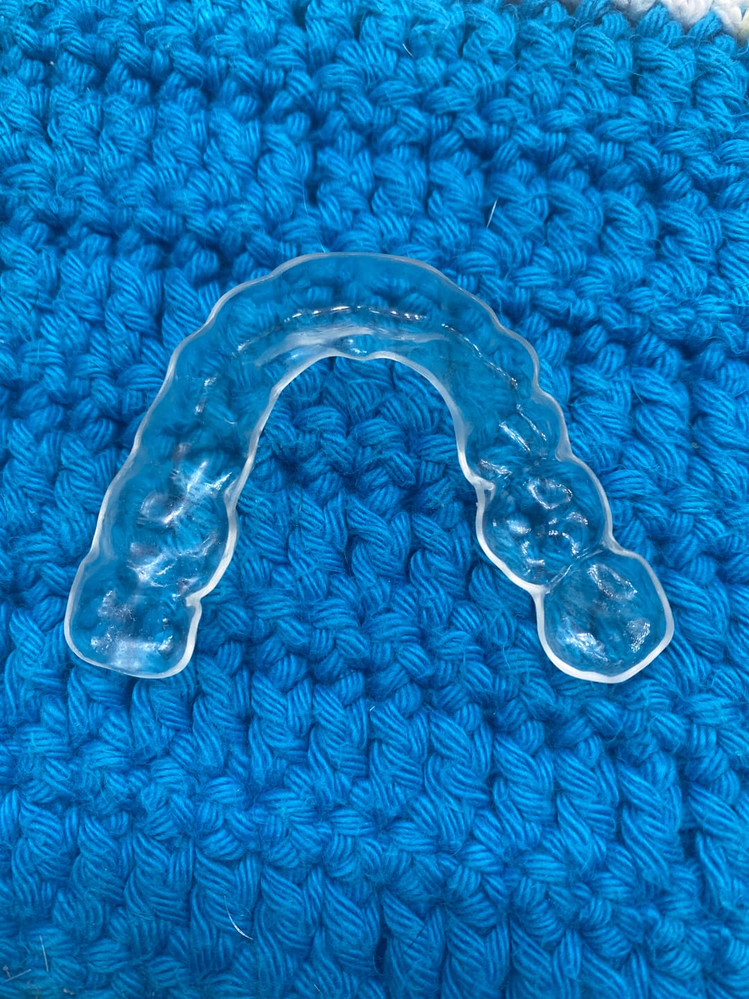 Customer photo review of Clear Custom Night Guard
