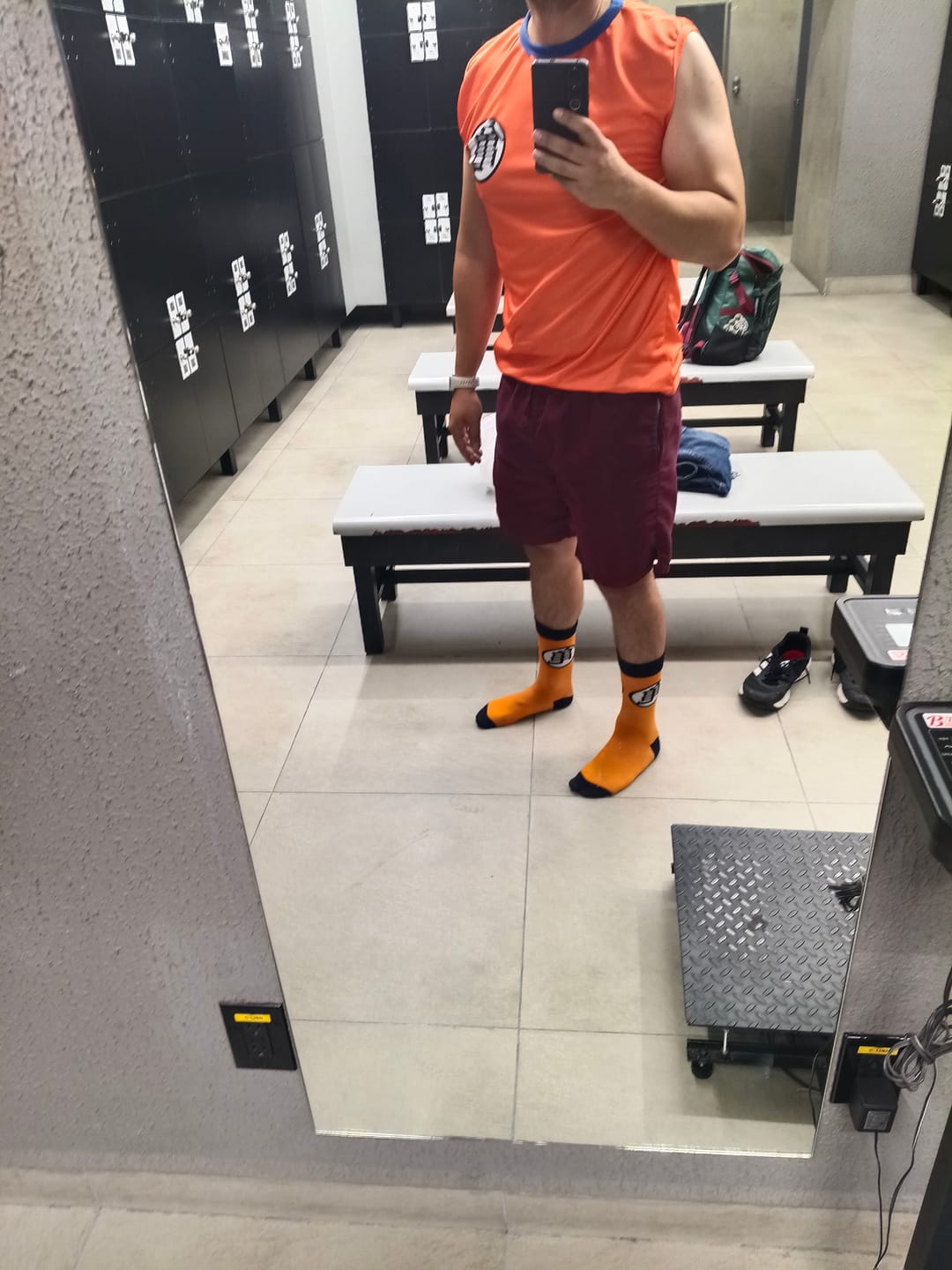 Customer photo review of Playera Sin Mangas Goku