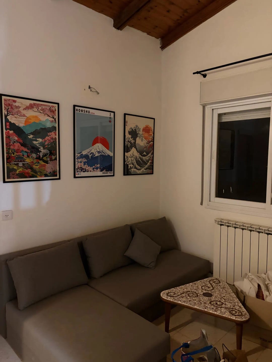 Customer photo review of Wave Landscape Japanese Wall Art