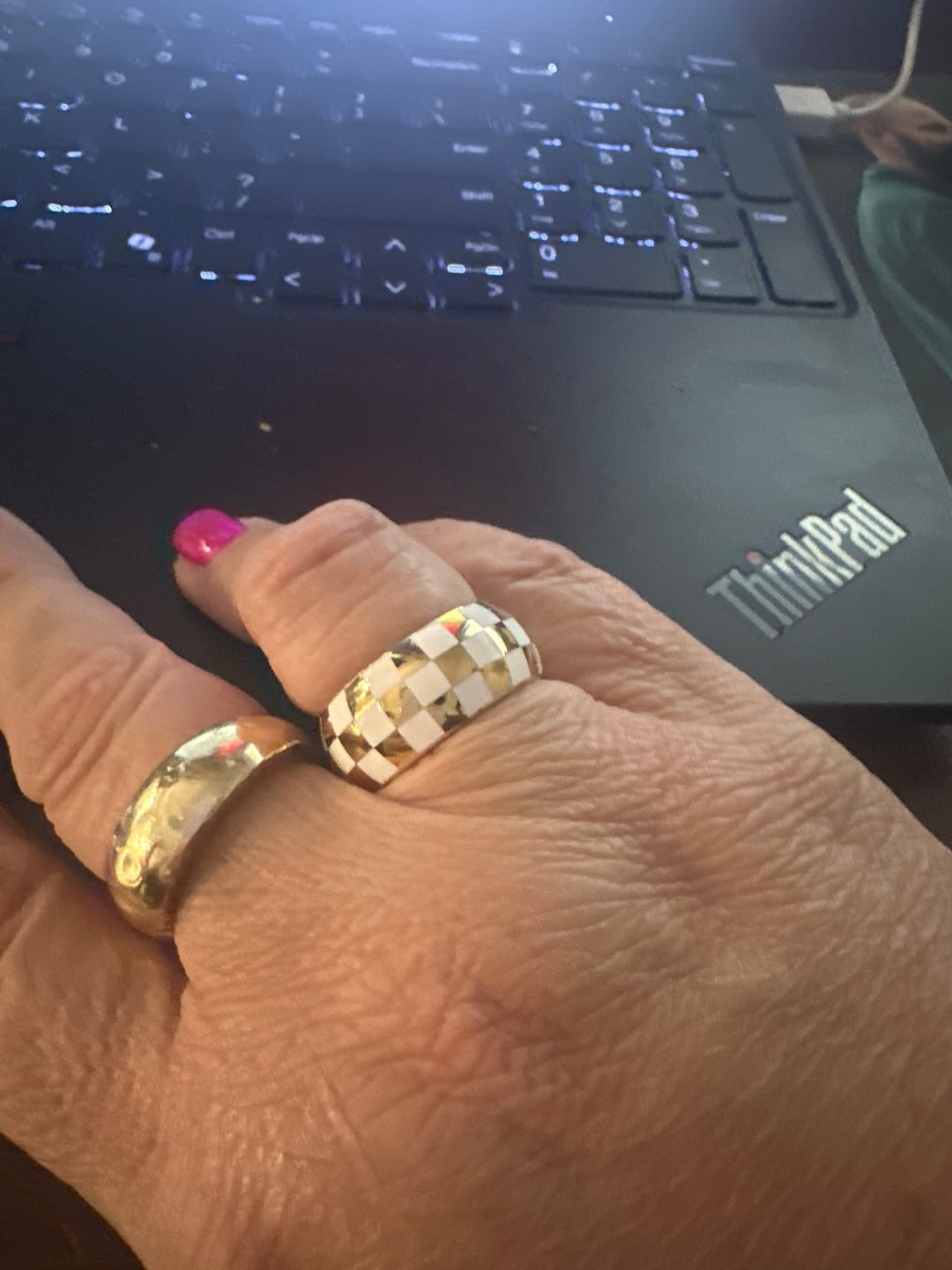 Customer photo review of Ronnie Checker Ring || Choose Color