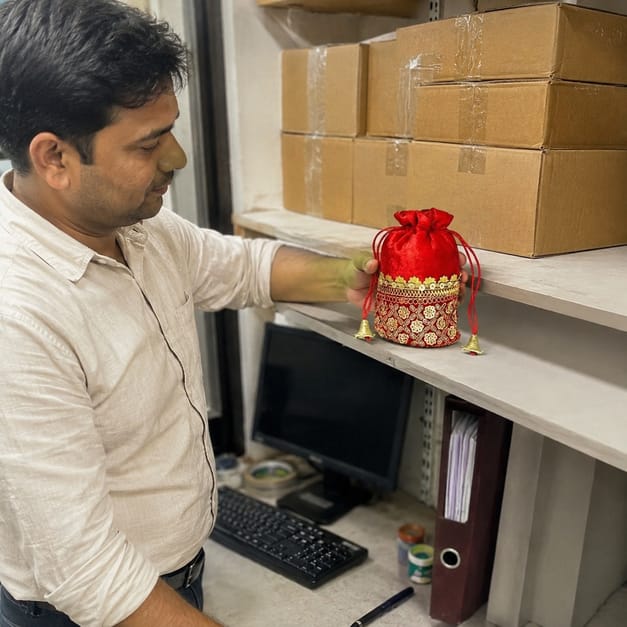 Customer photo review of Laxmi Potli