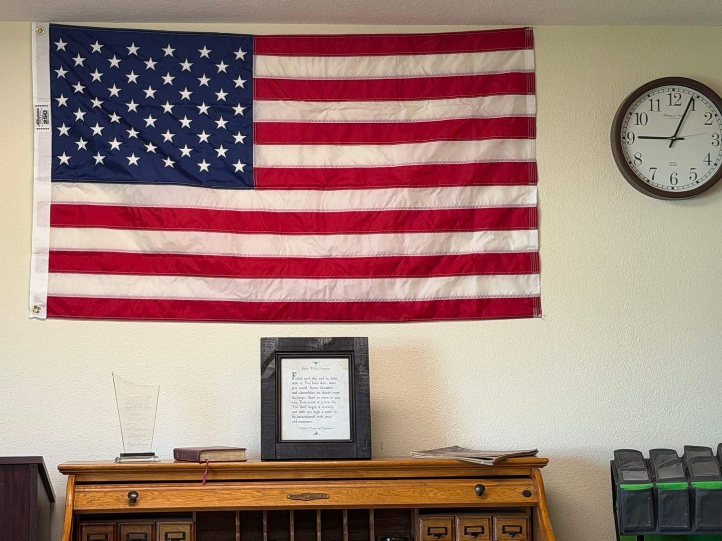 Customer photo review of 4' x 6' American Flag