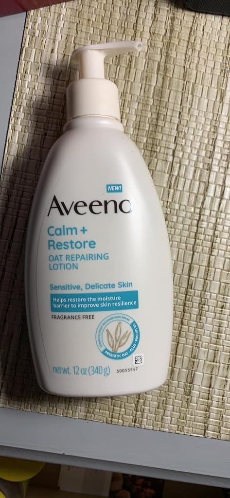Customer photo review of Aveeno Calm + Restore Triple Oat Serum Fragrance-Free