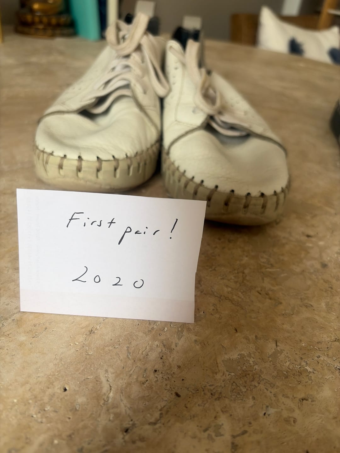 Customer photo review of Sneaker Vida Blanco/Gris