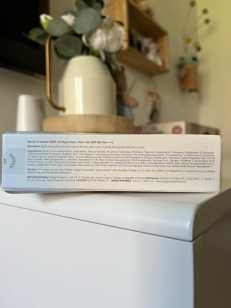 Customer photo review of Beauty of Joseon Relief Sun : Rice + Probiotics (50ml, 1.69fl.oz)