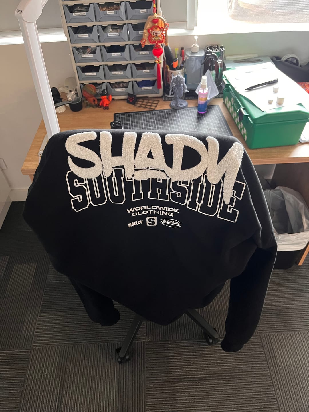 Customer photo review of Shady x SS Hoodie (Black/White)