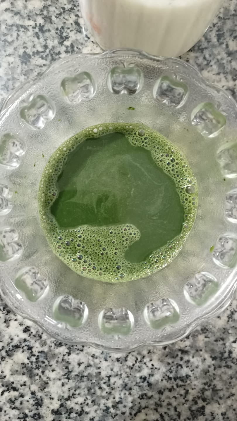 Customer photo review of Té matcha japonés orgánico