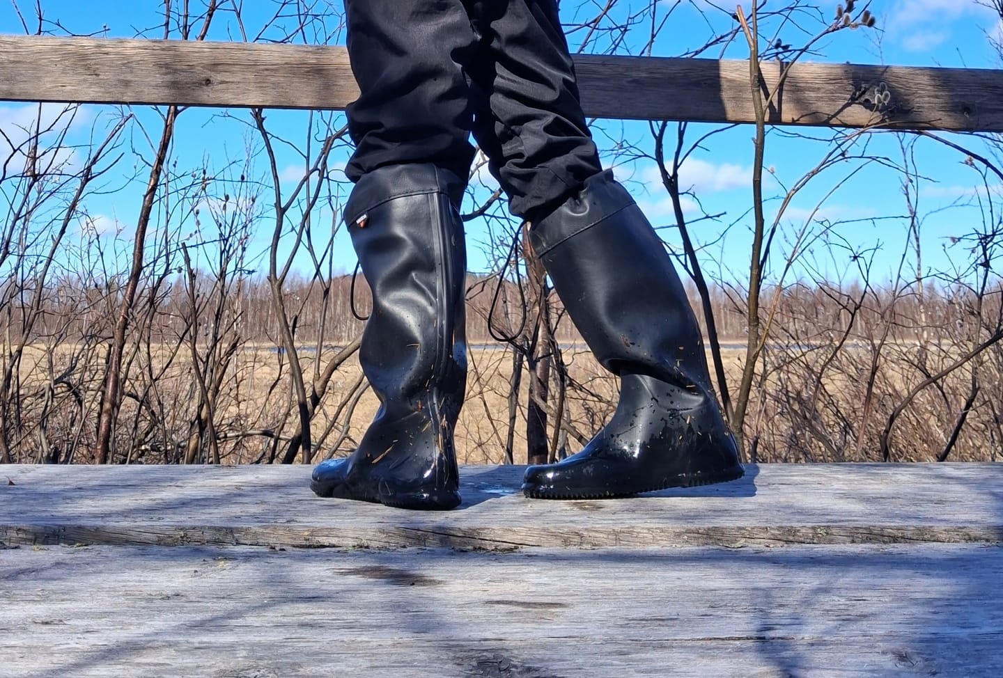 Customer photo review of Vaistoa Katve 2 | Rubber Barefoot Rain Boots