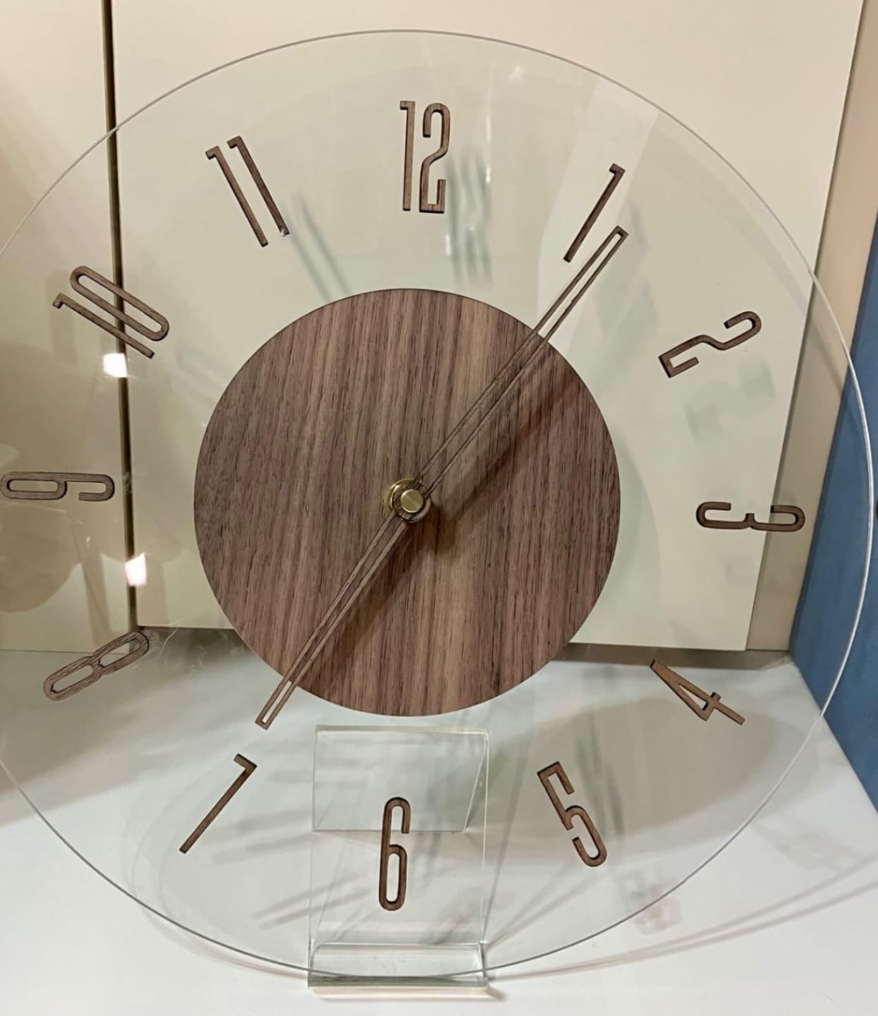 Customer photo review of Sol Nordic Silent Wall Clock | Modern Minimalist Quartz Wall Clock for Living Room
