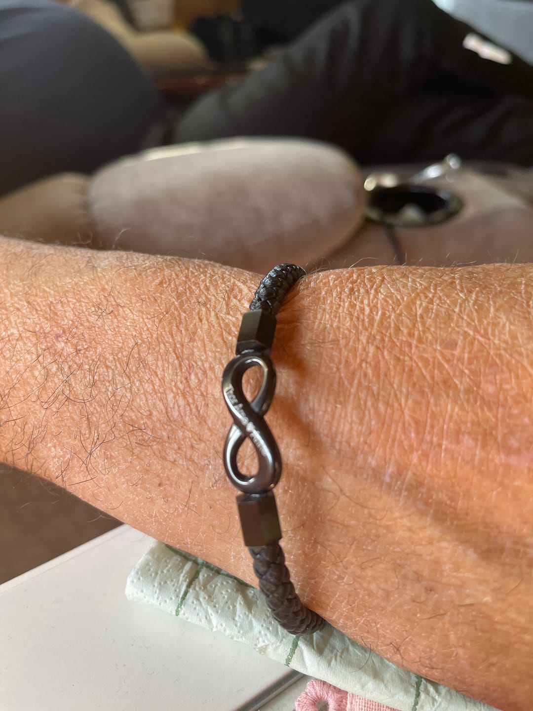 Customer photo review of Personlig armbånd «Til min mann»