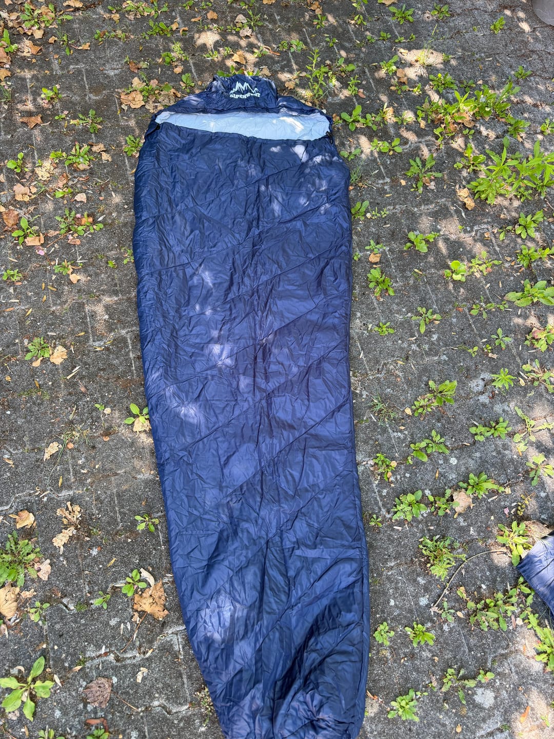 Customer photo review of Sommerschlafsack nur 880g