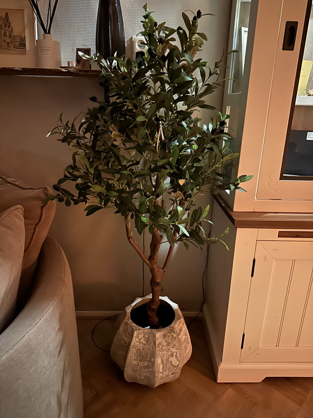 Customer photo review of Kunst Olijfboom 150cm