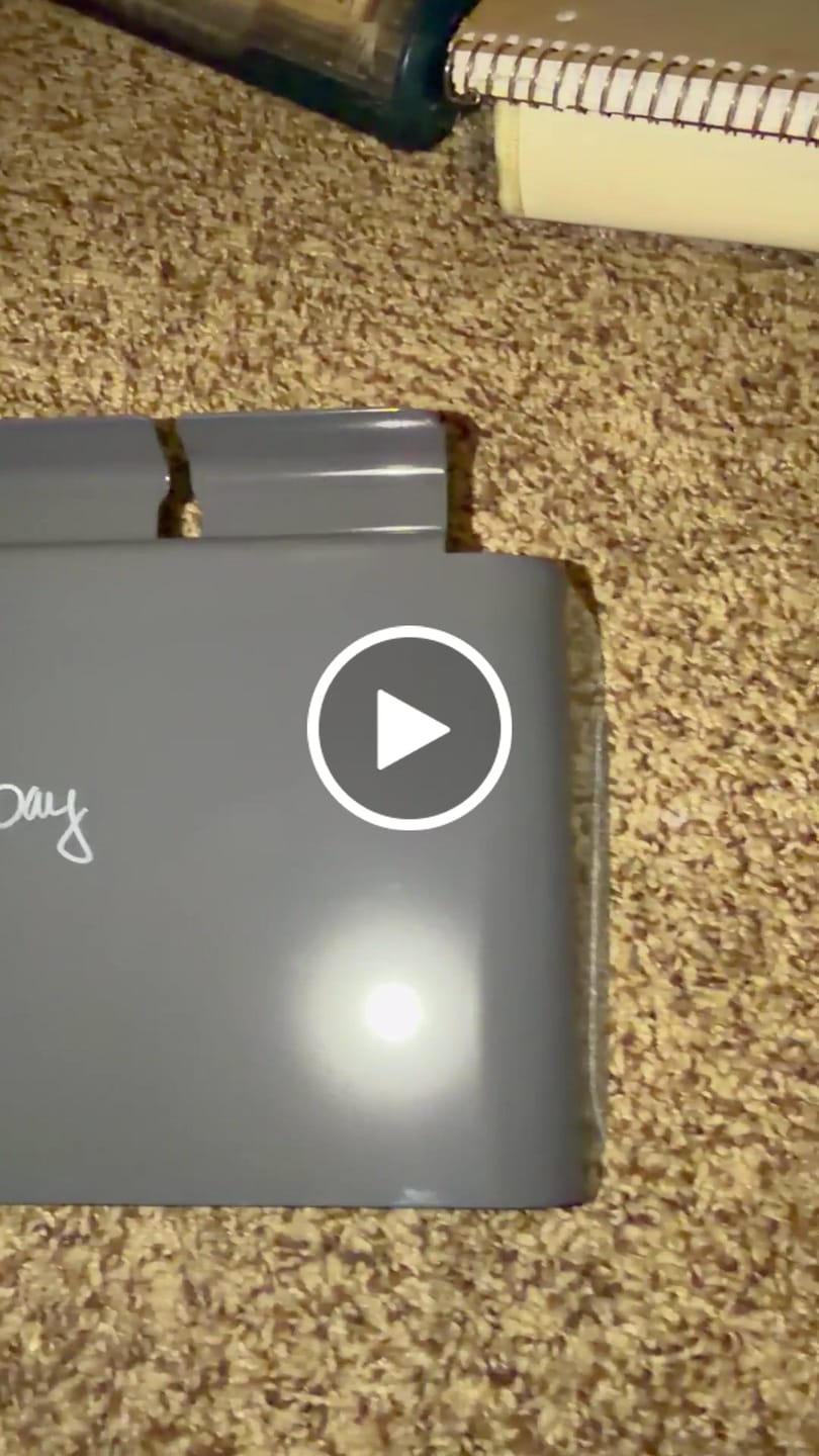 Customer video review of Slope™ Desk Whiteboard