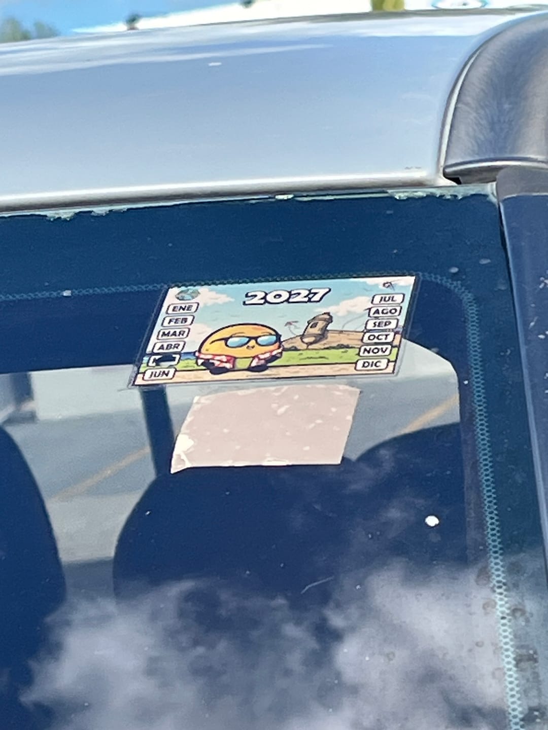 Customer photo review of Queni en el Viejo San Juan - Marbete Sticker