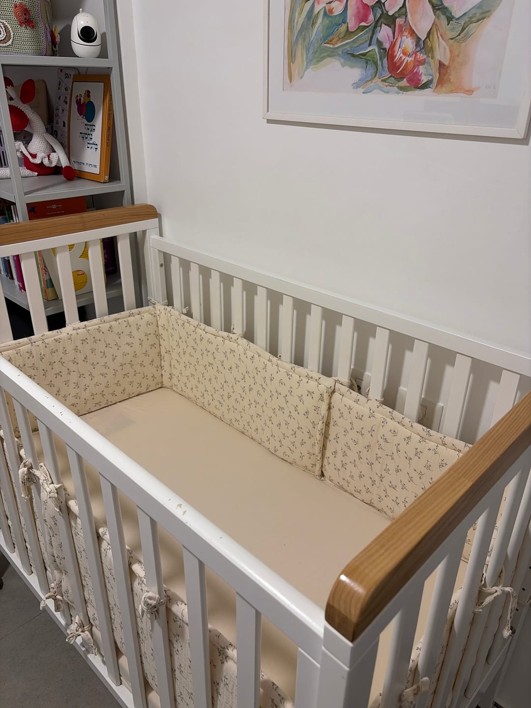 Customer photo review of מגן ראש מכותנה אורגנית - מעוטר בעלי זית