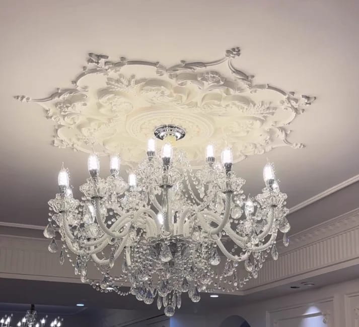 Customer photo review of Villa Crystal Pendant Light