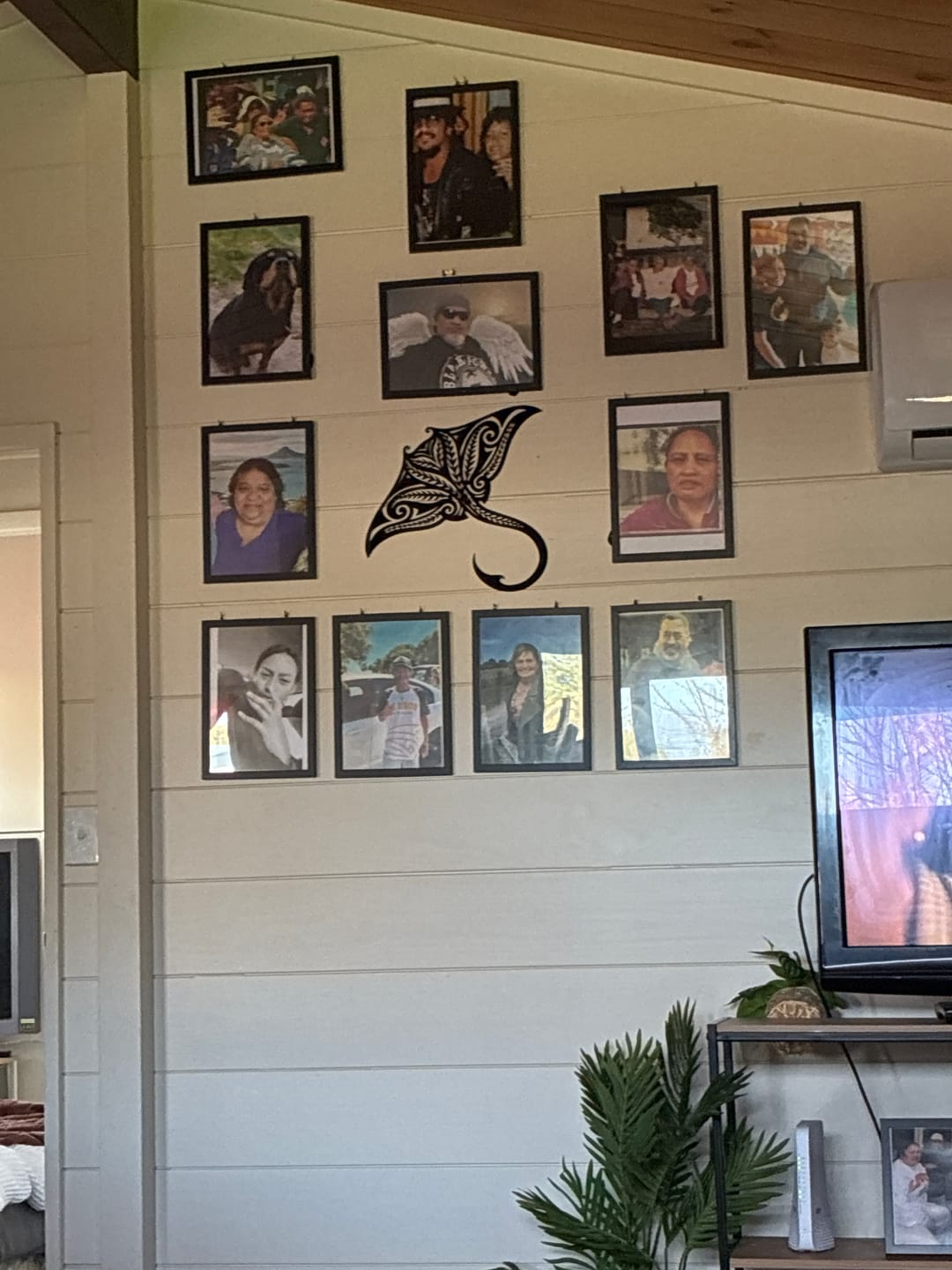 Customer photo review of Koru Manta Ray Wall Art