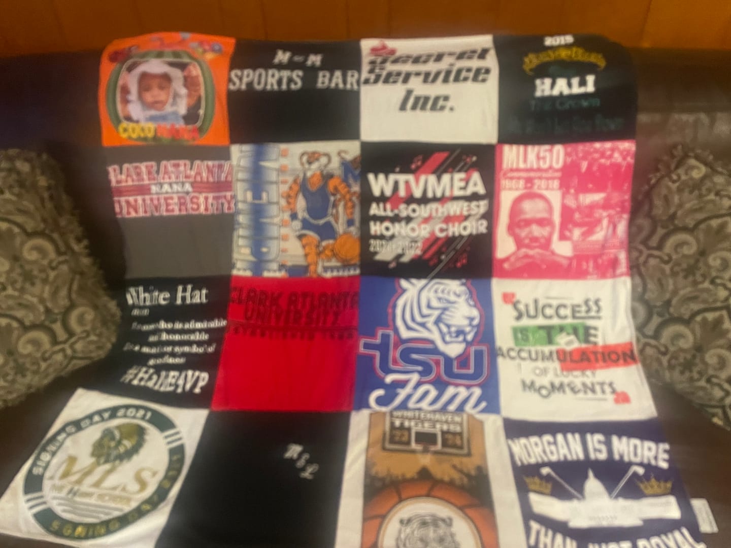Customer photo review of Project Repat T-Shirt Quilt