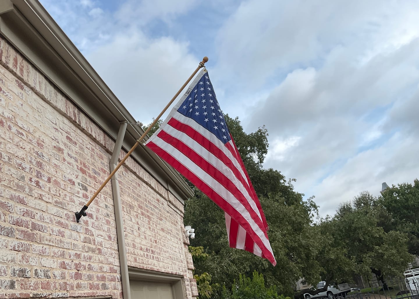 Customer photo review of 3' x 5' American Flag