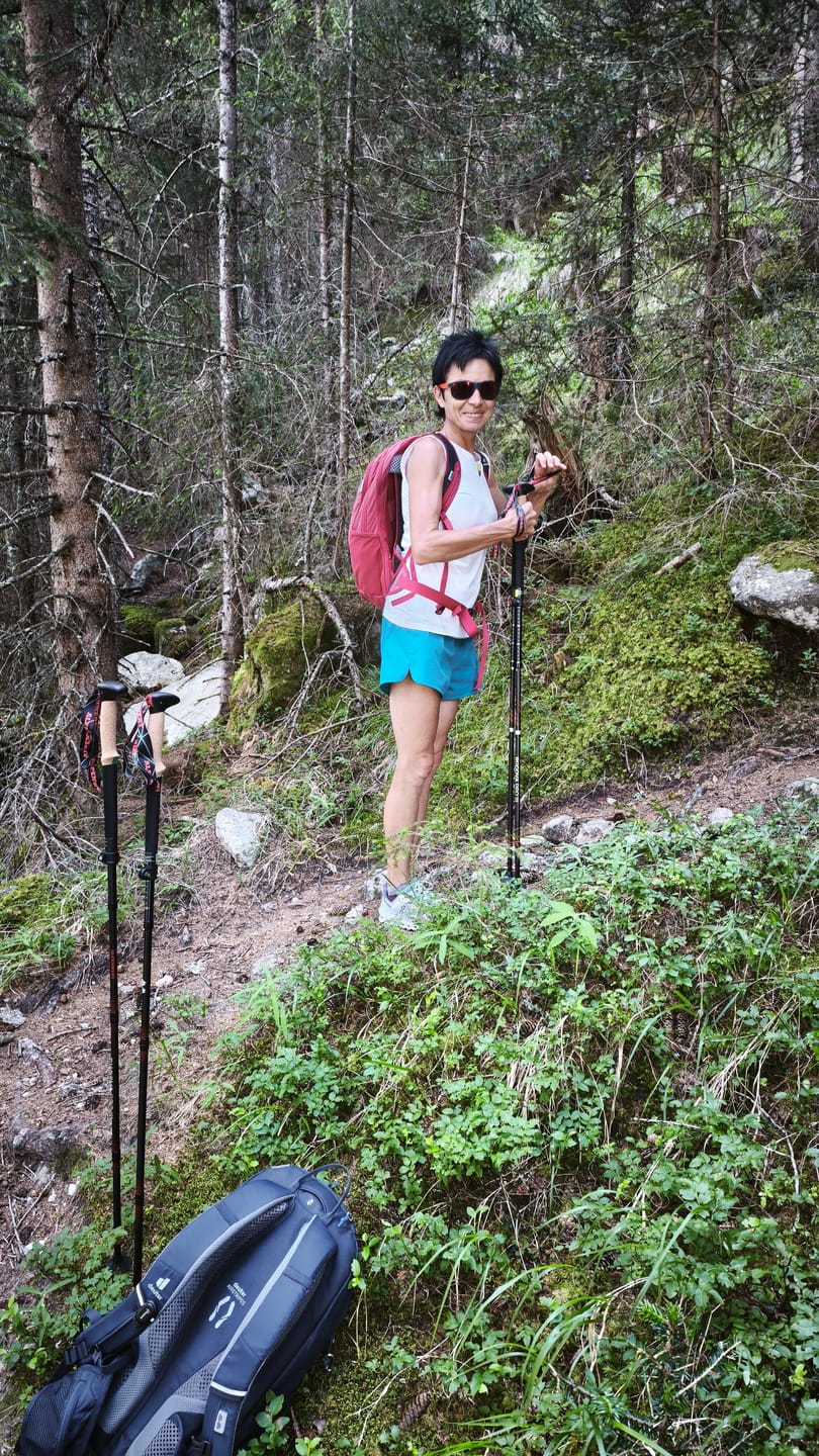 Customer photo review of Wanderstöcke Rugova Pro 3 faltbar & höhenverstellbar – Leicht & stabil