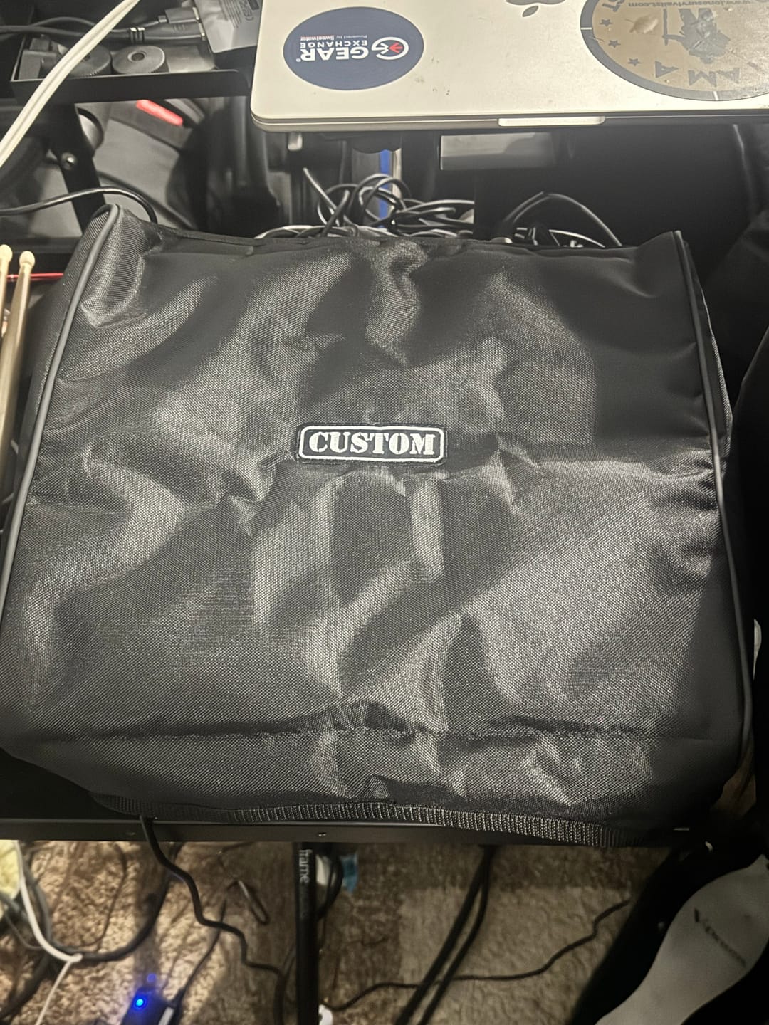 Customer photo review of Custom padded cover for Roland V71 V Drum Sound Module V-71
