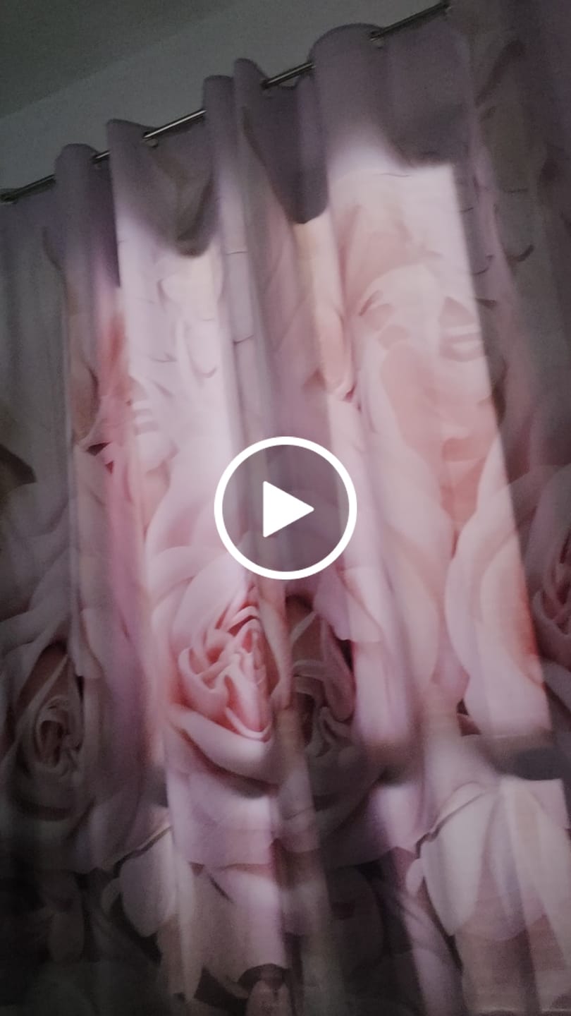 Customer video review of Tenda Arredo da Interno a Pannelli con Anelli Shabby 340