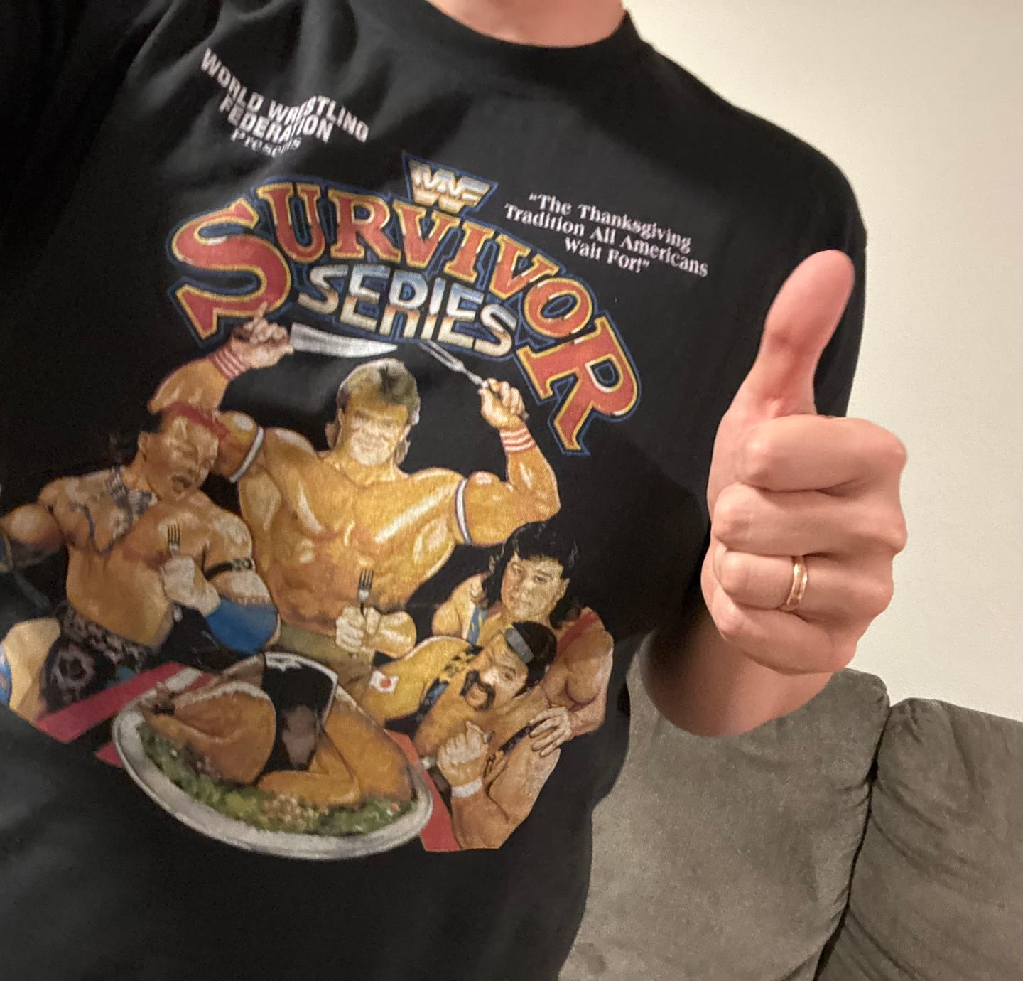 Customer photo review of Survivor Series | 93' Thanksgiving | Tee