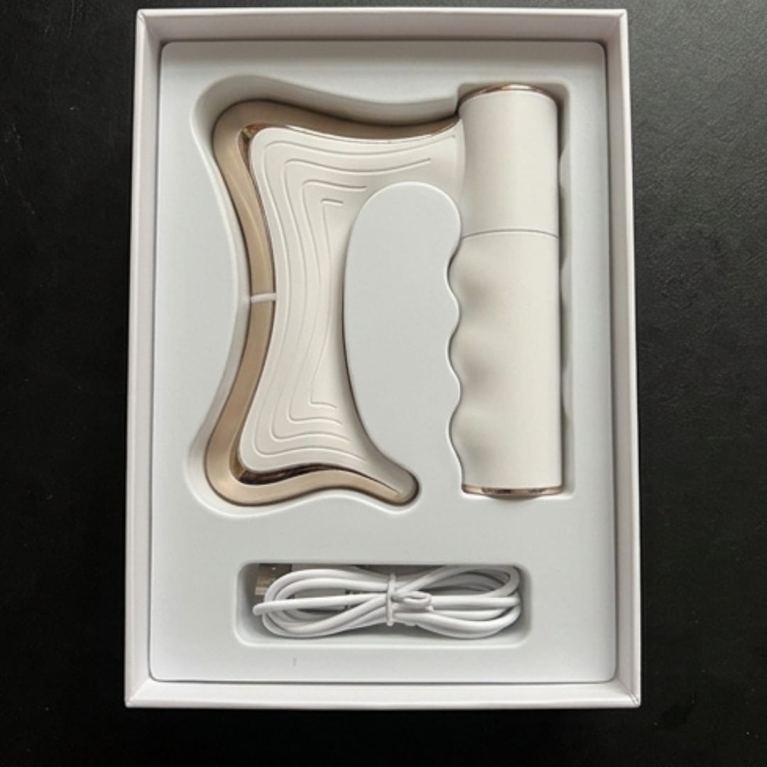 Customer photo review of LUVSHÉ - Masajeador anticelulítico con calor, microvibración y Gua Sha
