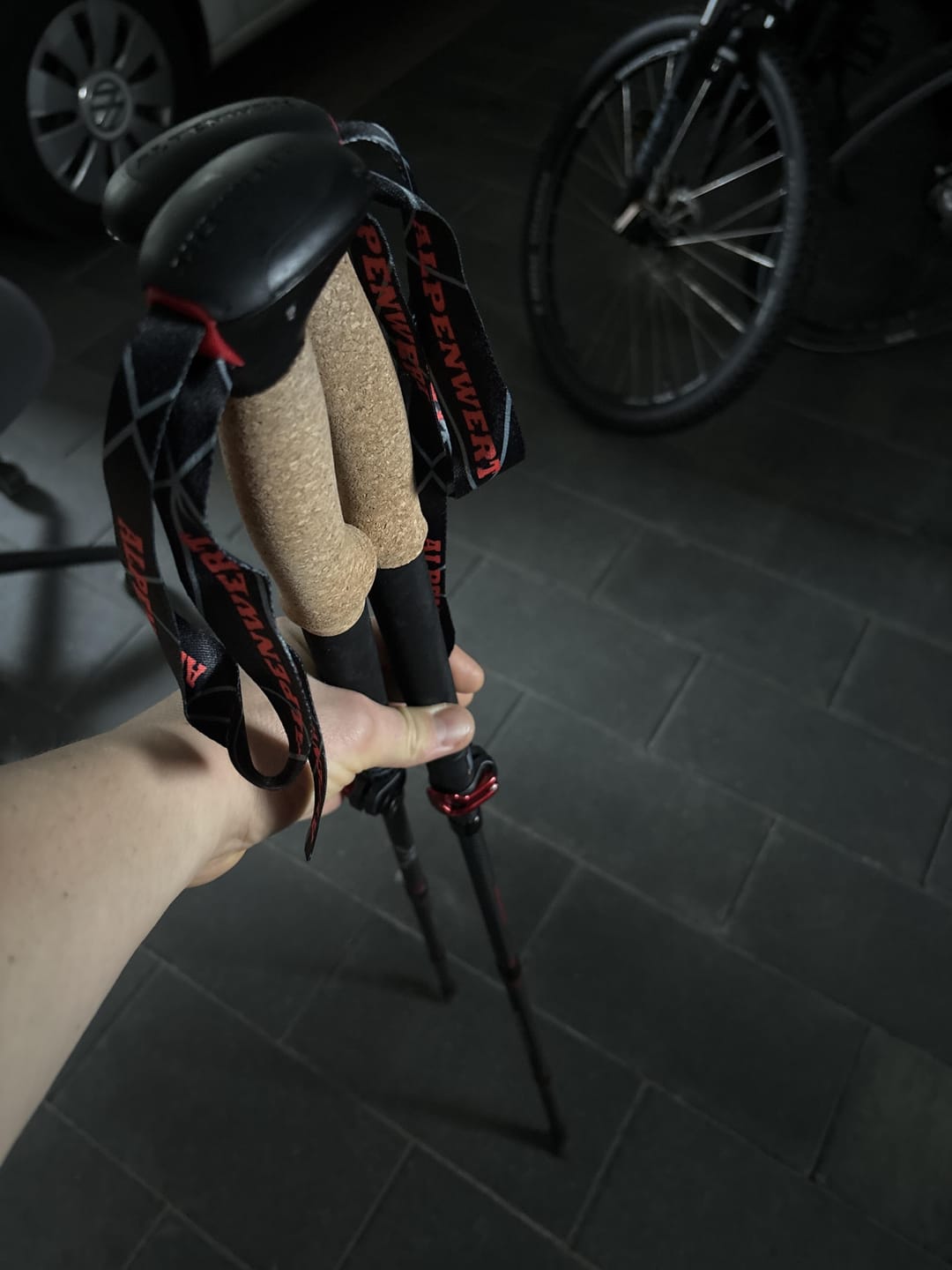 Customer photo review of Aufsätze für Wanderstöcke