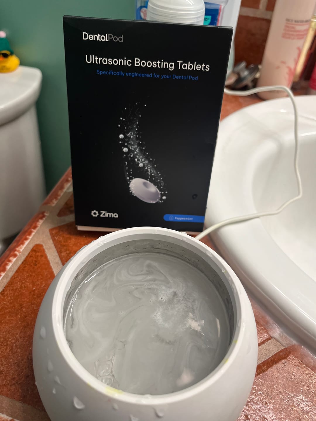 Customer photo review of Ultrasonic Boosting Tablets