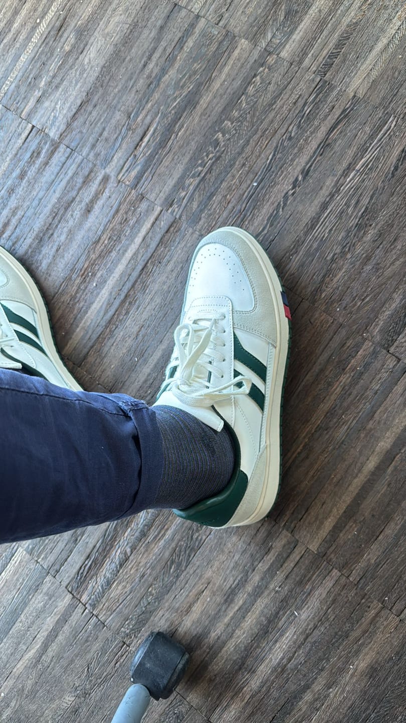 Customer photo review of Field King in Pelle Bianco e Verde