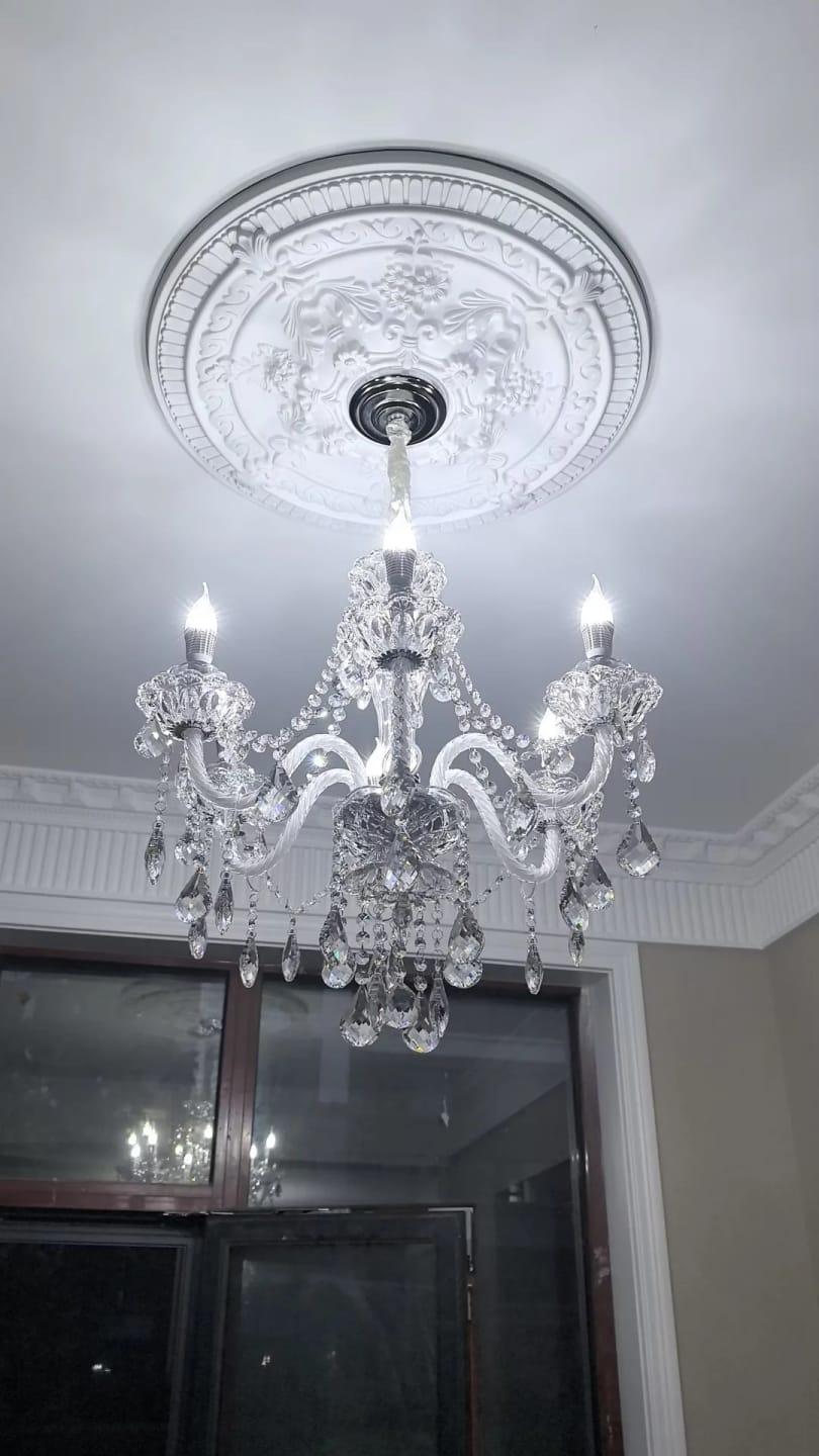 Customer photo review of Grand Crystal LED Chandelier