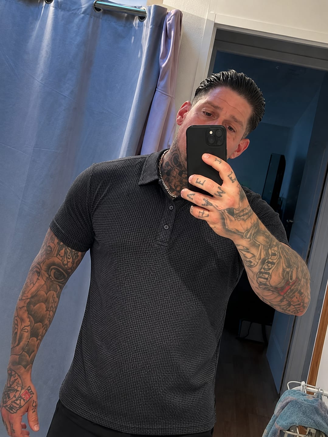 Customer photo review of Le Polo Essentiel, élastique et respirant