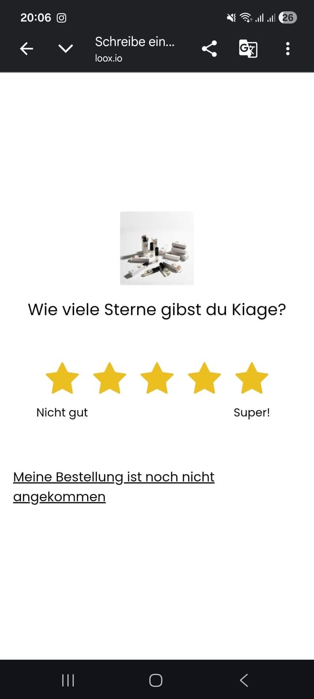Customer photo review of Tester Set