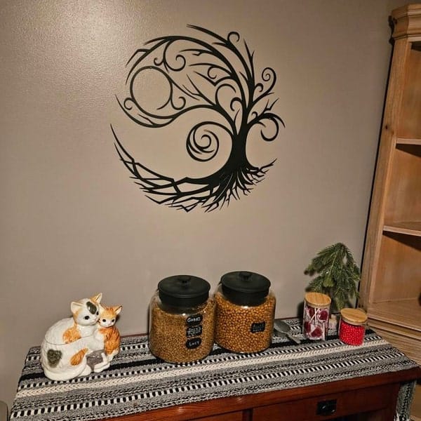 Customer photo review of Psalm 91 Metal Wall Art - God Is My Fortress Circle