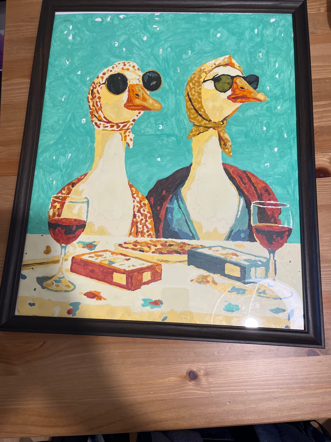 Customer photo review of Goosips | Paint by Number