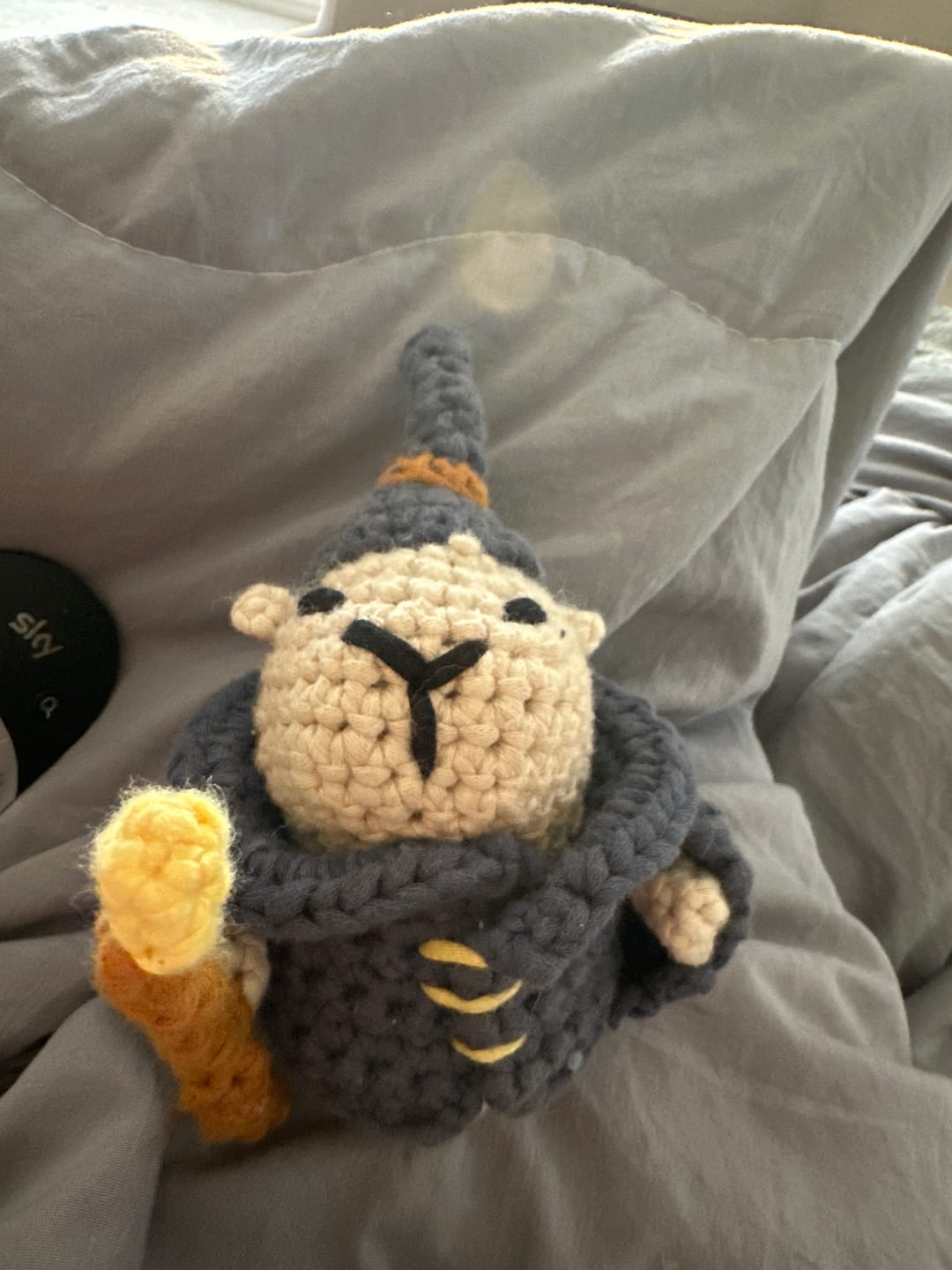 Customer photo review of Oberon The Capybara Mage Crochet Kit