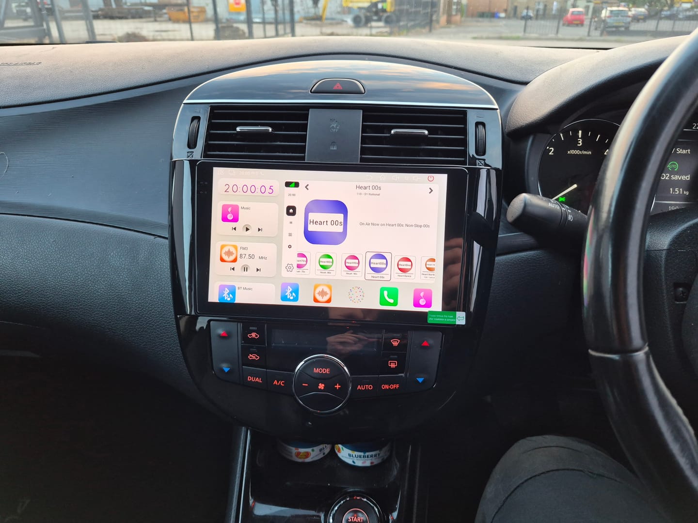 Customer photo review of Nissan Pulsar 2014-2018 Wireless Apple CarPlay Upgrade Kit