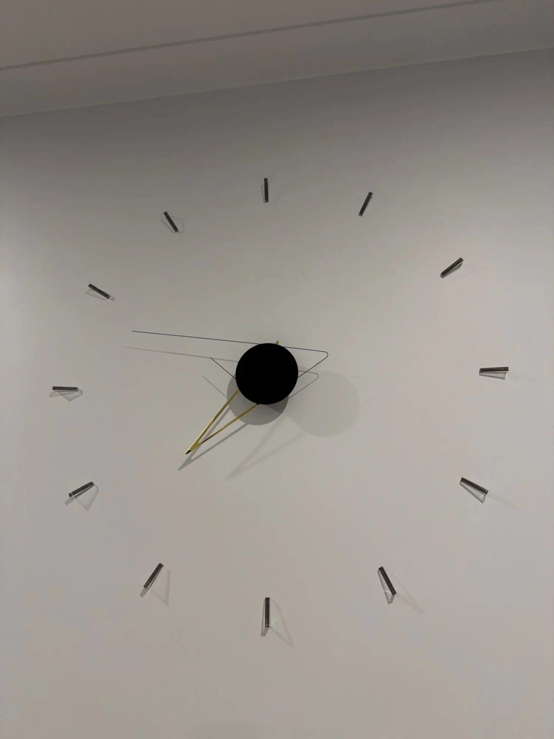 Customer photo review of Wall Clock Art Decorate Mute